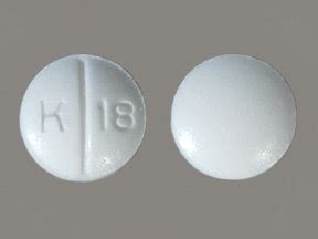 K 18 white pill - K 3 Pill - white round, 8mm . Pill with imprint K 3 is White, Round and has been identified as Promethazine Hydrochloride 25 mg. It is supplied by KVK Tech Inc. Promethazine is used in the treatment of Allergic Reactions; Allergic Rhinitis; Anaphylaxis; Allergies; Light Sedation and belongs to the drug classes antihistamines, phenothiazine antiemetics.